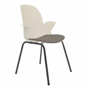 Schulstuhl Linx Gepolstert | Metall 4-Fuß – Perla