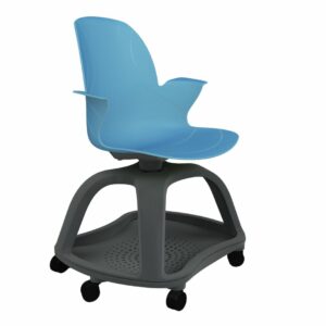 Schulstuhl Linx | X-Fuß - Navy