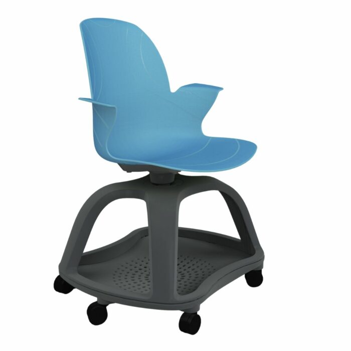 Schulstuhl Linx | X-Fuß - Navy