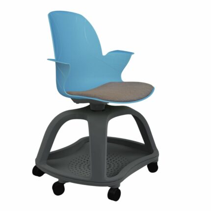 Schulstuhl Linx Gepolstert | X-Fuß - Navy