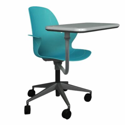 Schulstuhl Linx | Sternfuß - Schreibtablett - Navy