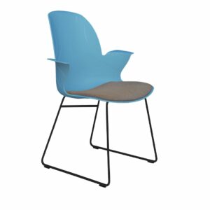 Schulstuhl Linx Gepolstert | Metallfuß – Navy/Cosmos