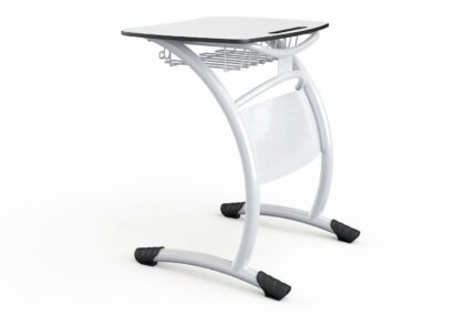 Schultisch Starline | Einzelplatz-HPL-Metallplatte