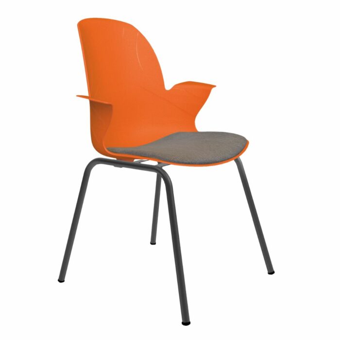 Schulstuhl Linx Gepolstert | Metall 4-Fuß – Spice
