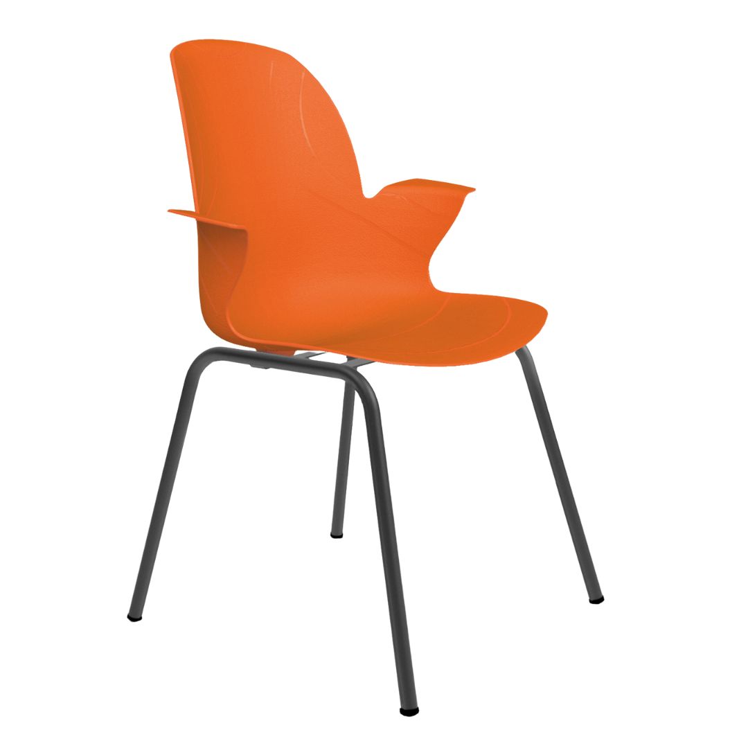 Schulstuhl Linx | Metall 4-Fuß – Spice