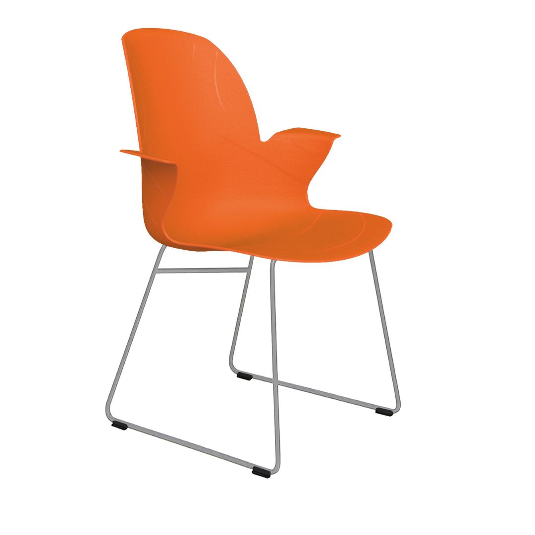 Schulstuhl Linx | Metallfuß – Spice/Stone