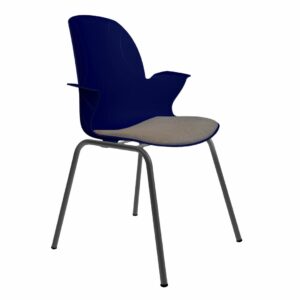 Schulstuhl Linx Gepolstert | Metall 4-Fuß – Starlight