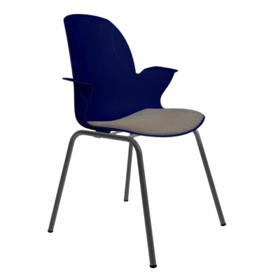 Schulstuhl Linx Gepolstert | Metall 4-Fuß – Starlight