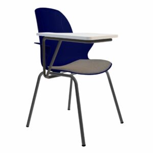 Schulstuhl Linx Gepolstert | Metall 4-Fuß – Schreibtablett – Starlight
