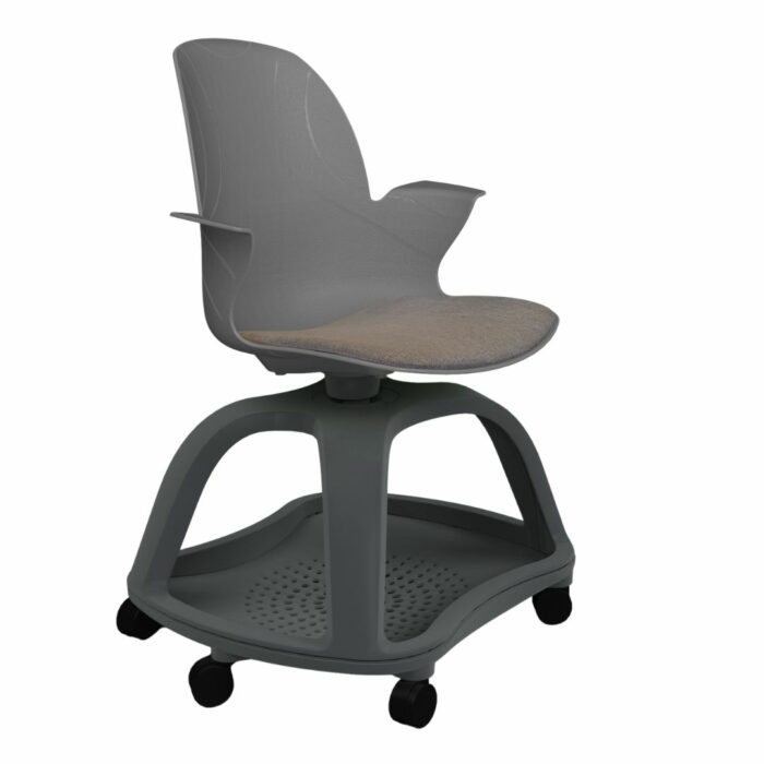 Schulstuhl Linx Gepolstert | X-Fuß - Stone