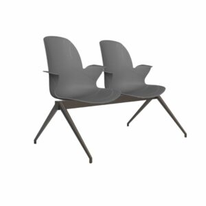 Wartezimmer Stuhl Linx | 2-Sitzer Stone