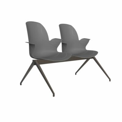 Wartezimmer Stuhl Linx | 2-Sitzer Stone