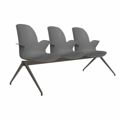 Wartezimmer Stuhl Linx | 3-Sitzer Stone