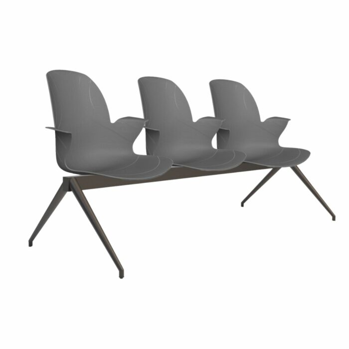 Wartezimmer Stuhl Linx | 3-Sitzer Stone