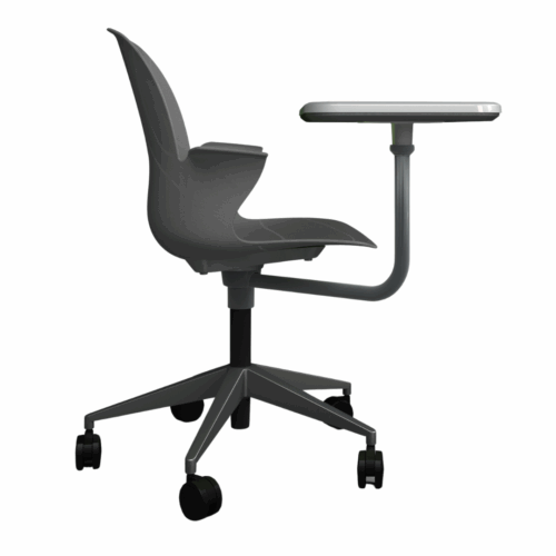 Schulstuhl Linx | Sternfuß - Schreibtablett - Stone – Bild 3