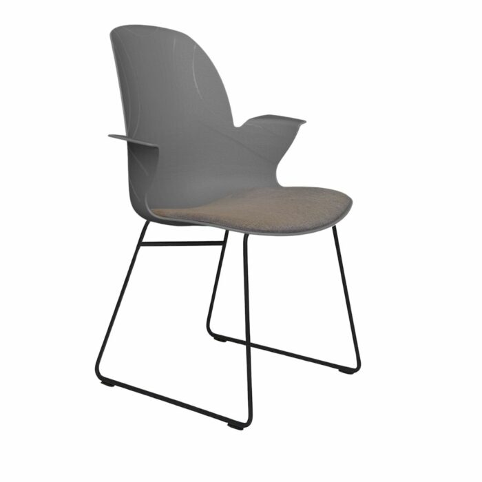 Schulstuhl Linx Gepolstert | Metallfuß – Stone/Cosmos