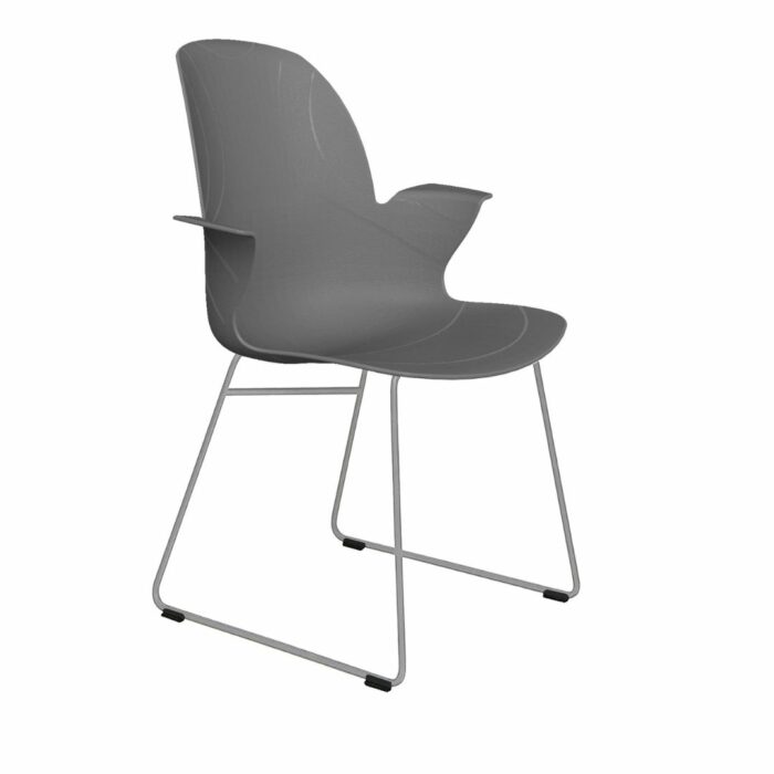 Schulstuhl Linx | Metallfuß – Stone/Stone