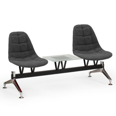 Wartezimmer Stuhl Eos-X2 Pad Anthrazit