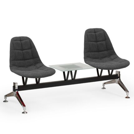 Wartezimmer Stuhl Eos-X2 Pad Anthrazit