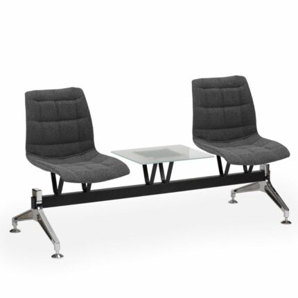 Wartezimmer Stuhl Laser-X2 Pad Anthrazit