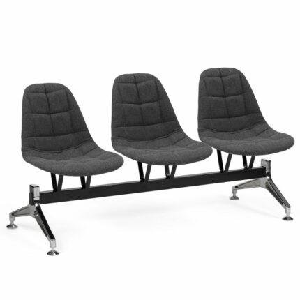 Wartezimmer Stuhl Eos-X3 Pad Anthrazit