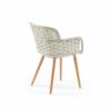 Stuhl Eva-N Geflecht Beige & Beige