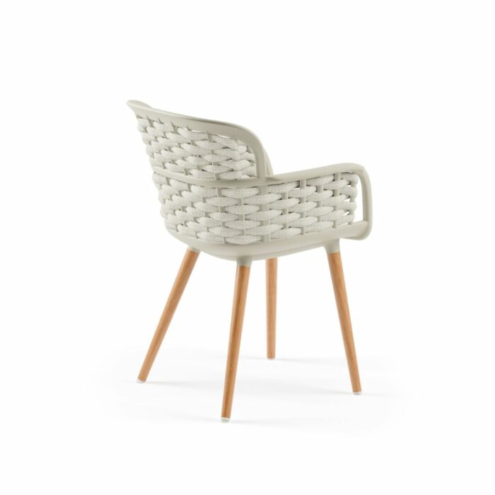 Stuhl Eva-N Geflecht Beige & Beige