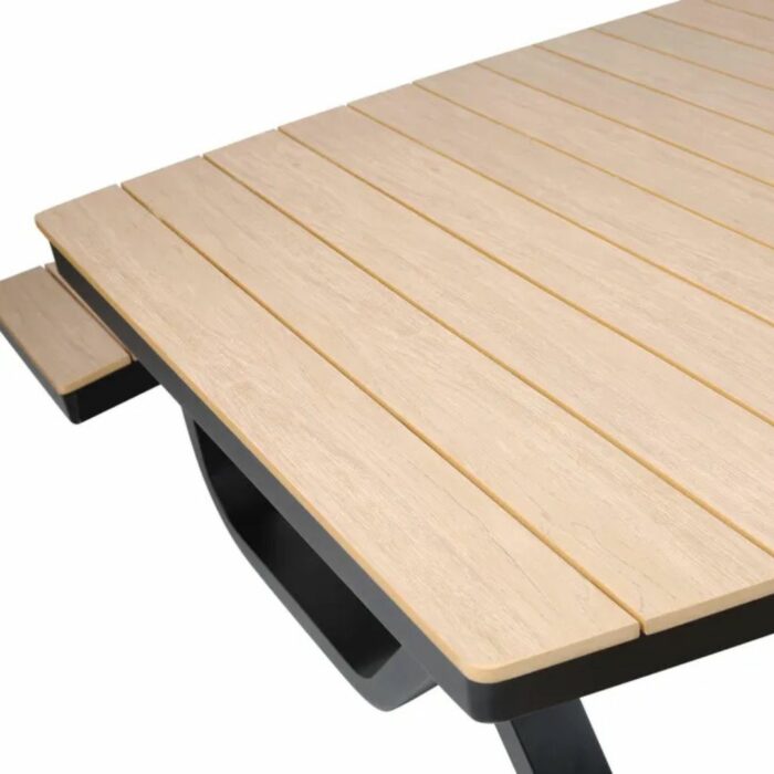 Buddy – Picknick-Tisch Polywood Schwarz