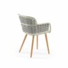 Stuhl Eva-N Geflecht Beige & Grau