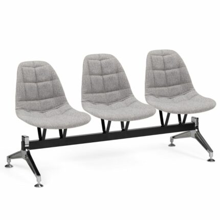 Wartezimmer Stuhl Eos-X3 Pad Grau