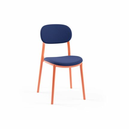 Stuhl Duo Pad Orange Dunkelblau