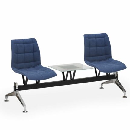 Wartezimmer Stuhl Laser-X2 Pad Dunkelblau