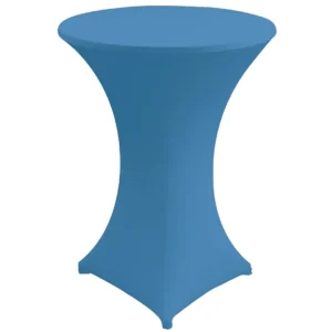 Stehtischhusse B1 60,70,80 cm Türkis Zürich - schwer entflammbar