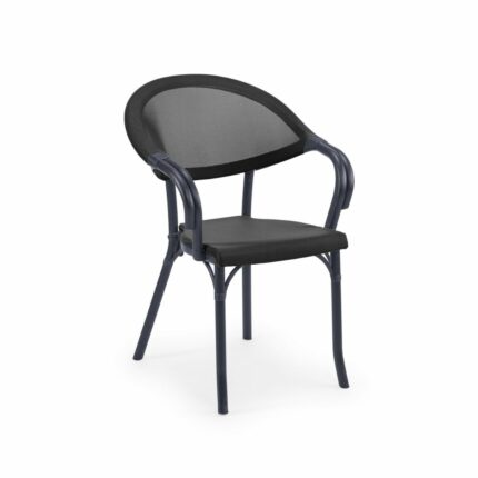 Sessel Flash-N | Anthrazit Gestell Schwarz 400