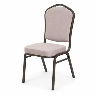 Bankettstuhl Alicante Modern SM400 mit gepolsterter Sitz- und Rückenfläche und stabilem Metallgestell