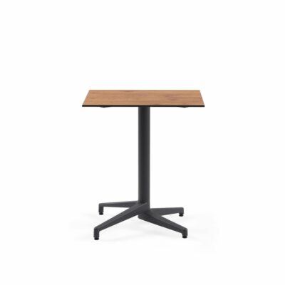 Quadratischer Tisch MOON-C / Anthrazit Fuß / HPL/CPL Novecento | Fix