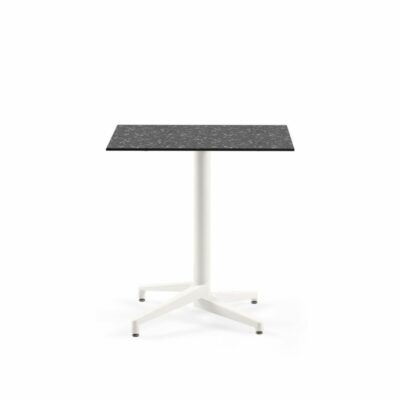 Quadratischer Tisch MOON-C / HPL/CPL TERRAZZO-3 | Fix