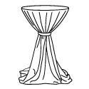 Stehtischdecken