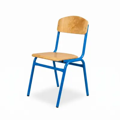 schulstuhl Blau