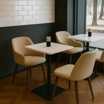 Laminat Tischplatte 28mm – Quadrat