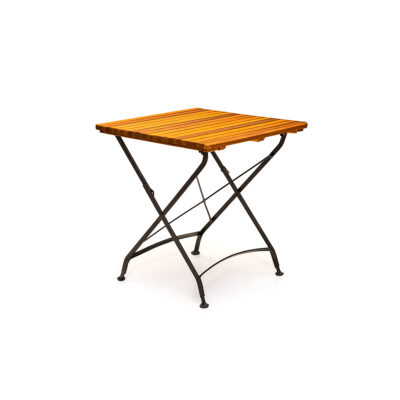 Biergartentisch 70 x 70 cm LARA – klappbarer Biergartentisch aus Akazienholz