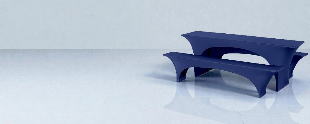 Festzeltgarniturhussen-Set Zürich Blau