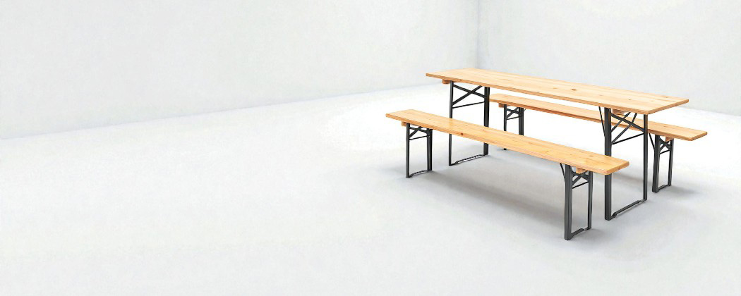 Bierzeltgarnitur Set Woody Strong