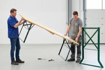 Biertisch Vorteile: Flexibilität als Stehtisch nutzen