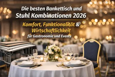 Bankettisch und Stuhl Kombinationen 2026 für Gastronomie und Events