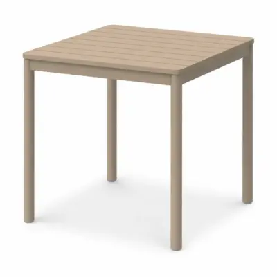 Biergartentisch TERRAZZA 80x80 Beige