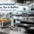 Gastronomiebedarf für Küche, Bar und Buffet mit hochwertigem Profi-Equipment 2026, Edelstahl-GN-Behälter, Chafing Dish und Buffet-Zubehör in moderner Profiküche