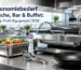 Gastronomiebedarf für Küche, Bar und Buffet mit hochwertigem Profi-Equipment 2026, Edelstahl-GN-Behälter, Chafing Dish und Buffet-Zubehör in moderner Profiküche