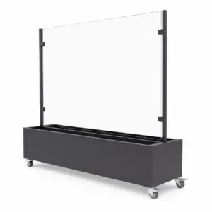 Windschutzkasten 150cm - Klarscheibe