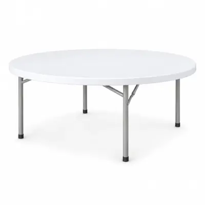 Catering-Tisch rund 70183 mit 183 cm Durchmesser und klappbarem Metallgestell